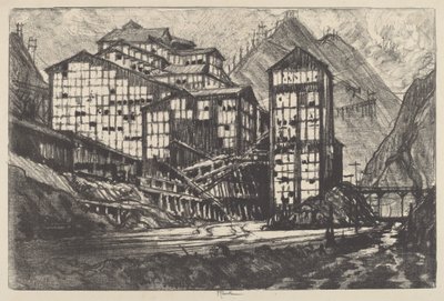 Old Million Eyes, 1910. od Joseph Pennell