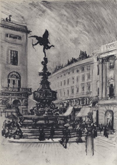 Piccadilly Circus od Joseph Pennell