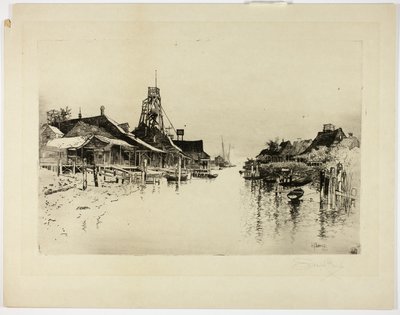 Pilot Town, La. od Joseph Pennell