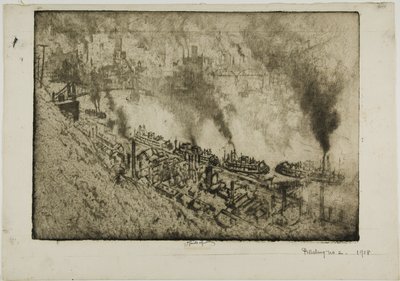 Pittsburgh, č. A od Joseph Pennell