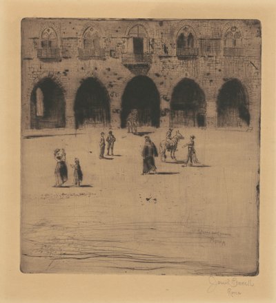 Radnice, Pistoia od Joseph Pennell