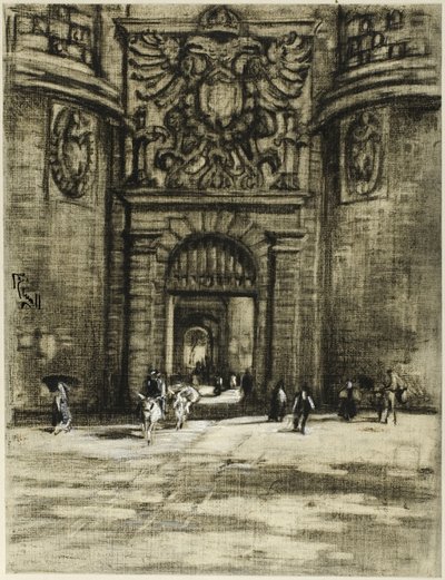 Porta Viragia, Toledo od Joseph Pennell