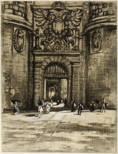 Porta Viragia, Toledo od Joseph Pennell