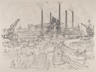 Power-House, Berlín od Joseph Pennell