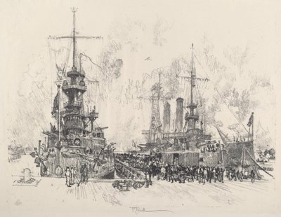 Znovu připraven k provozu, 1917. od Joseph Pennell