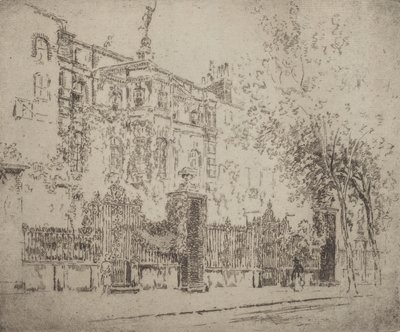 Rossettiho dům, 1906. od Joseph Pennell