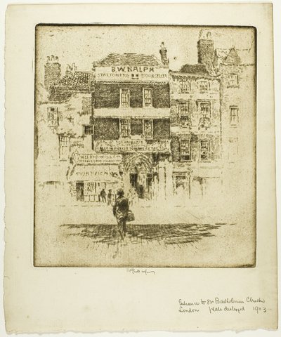 Brána svatého Bartoloměje od Joseph Pennell