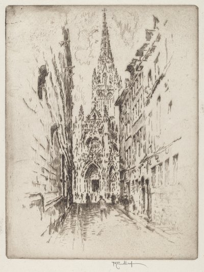 San Maclou, Rouen od Joseph Pennell