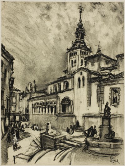San Martin, Segovia od Joseph Pennell