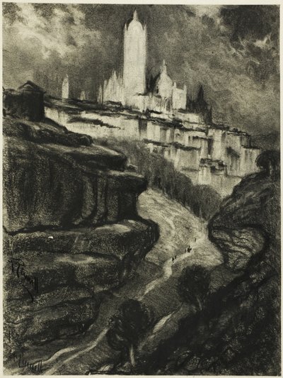 Segovia od Joseph Pennell