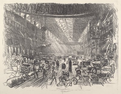 Shell Factory, No.I od Joseph Pennell