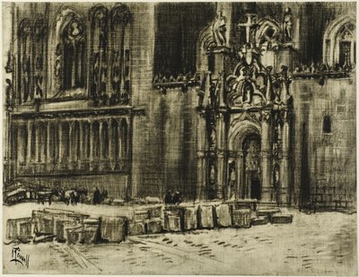 Svatý Juan de los Reyes, dveře a řetězy od Joseph Pennell