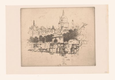 St Paul je vidět z řeky St Paul
