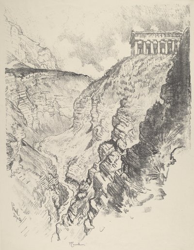 Chrám nad kánonem, Segesta od Joseph Pennell
