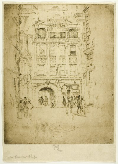 Barber Shop od Joseph Pennell