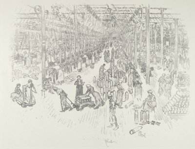 Zátoka tisíce dívek, 1916. od Joseph Pennell
