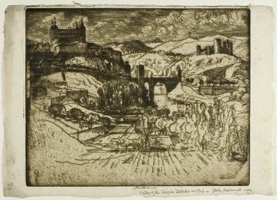 Hrady, Toledo od Joseph Pennell