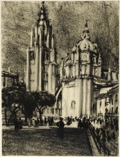 Katedrála, Toledo od Joseph Pennell