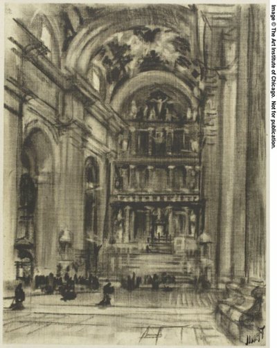 Veselé gotické kláštery, Toledo od Joseph Pennell