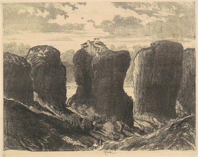Cliffs of the Trinity od Joseph Pennell