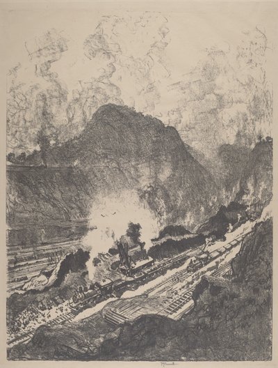 Střih z Culebry od Joseph Pennell