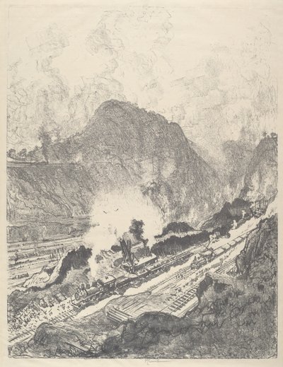 Střih z Culebry od Joseph Pennell