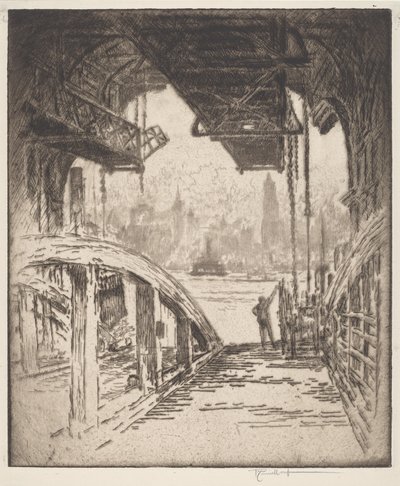 Ferry House od Joseph Pennell
