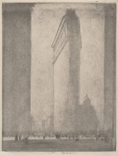 The Flat Iron New York, 1908. od Joseph Pennell