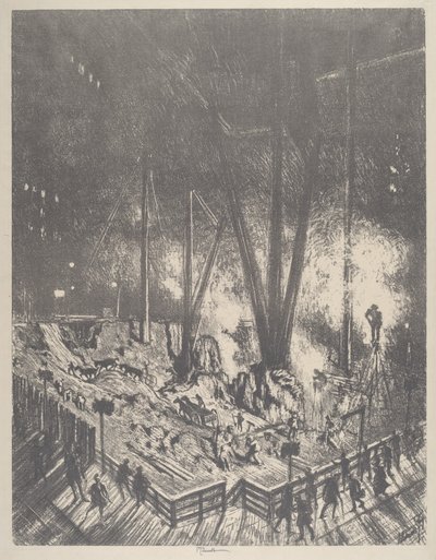Základy, Stavba mrakodrapu od Joseph Pennell