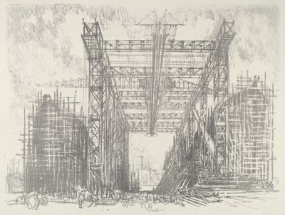 Portál, 1916. od Joseph Pennell
