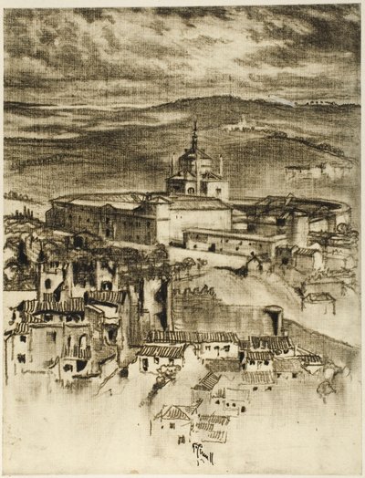 Hospic svatého Jana, Toledo od Joseph Pennell