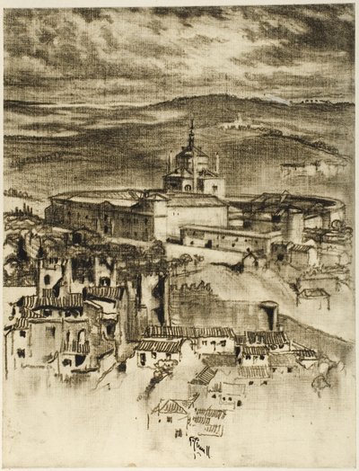 Hospic svatého Jana, Toledo od Joseph Pennell
