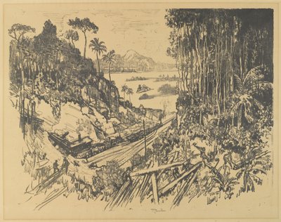Džungle, 1912 od Joseph Pennell