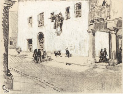 Kláštery Alcalá od Joseph Pennell