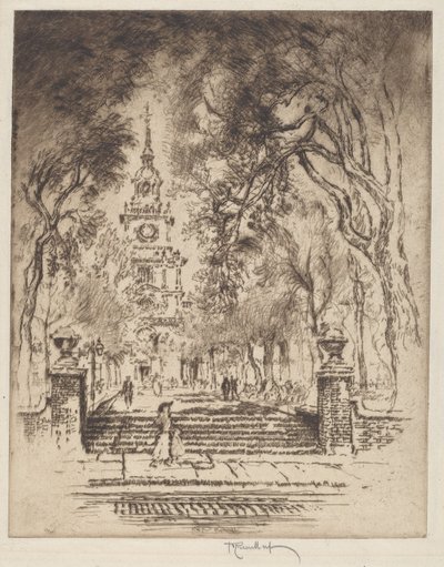 The Square, Independence Square, Philadelphia od Joseph Pennell