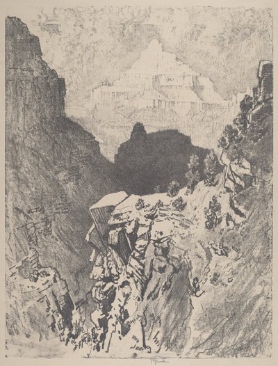 Chrám od Joseph Pennell