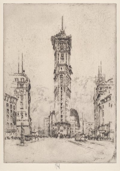 The Times Building od Joseph Pennell