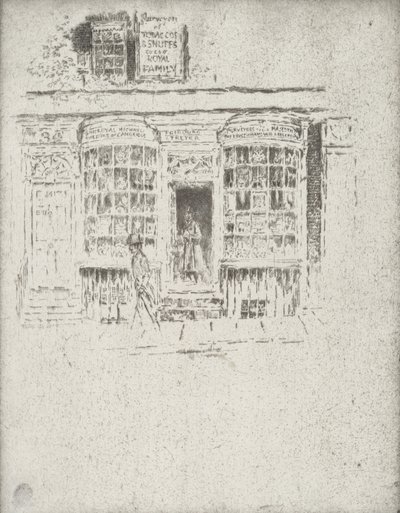Obchod s tabákem, 1903. od Joseph Pennell