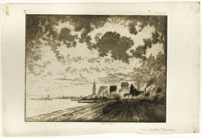The Tracks, Chicago od Joseph Pennell