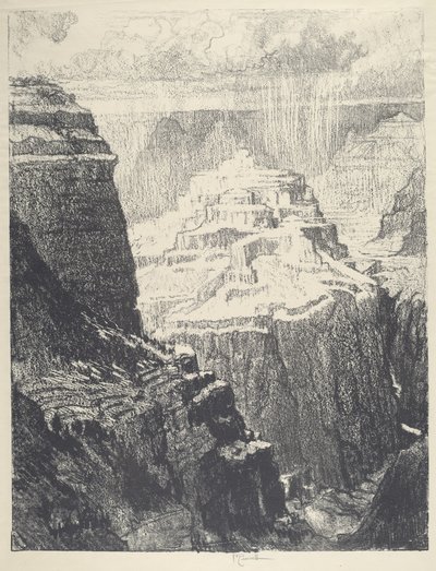 Opevněné město, 1912. od Joseph Pennell