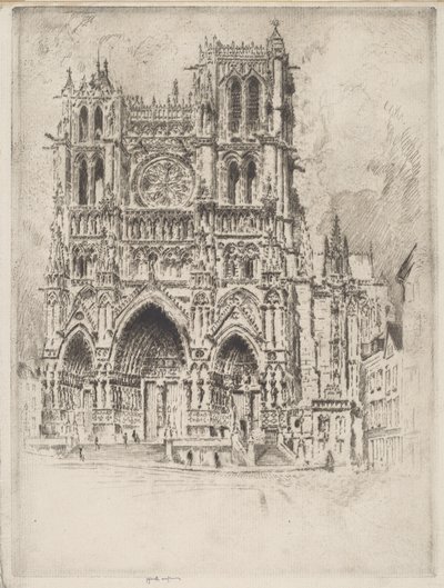 Západní fronta, Amiens od Joseph Pennell