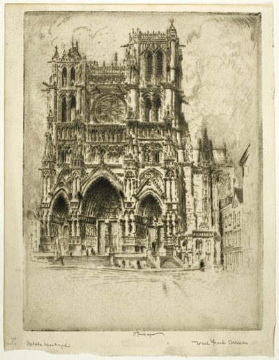 Západní fronta, Amiens od Joseph Pennell