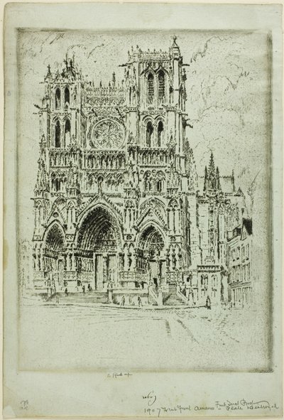Západní fronta, Amiens od Joseph Pennell