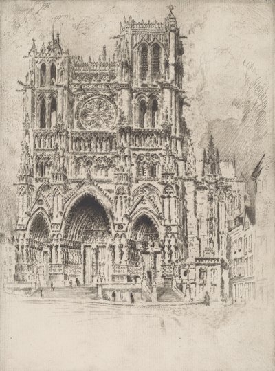 Západní fronta, Amiens, 1907. od Joseph Pennell