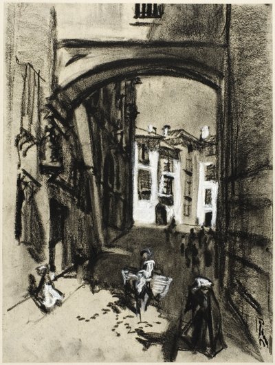 Toledo, Street of the Arch od Joseph Pennell