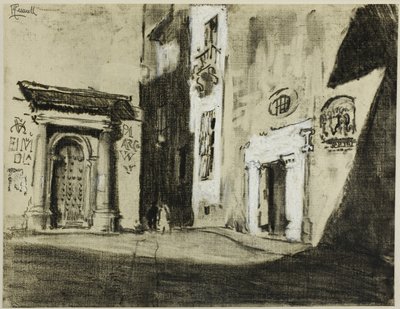 Toledské ulice od Joseph Pennell