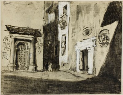 Toledské ulice od Joseph Pennell