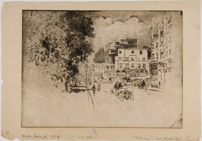 Tyburn, Motorový vůz od Joseph Pennell