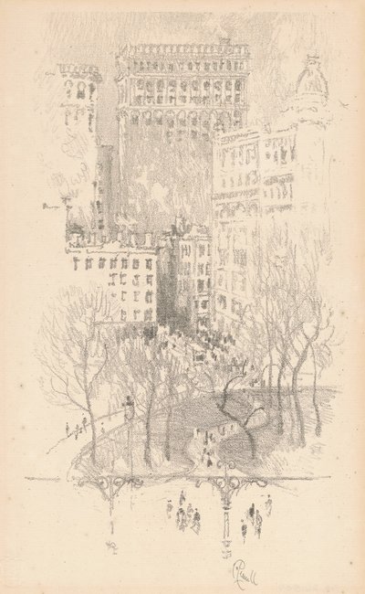Union Square, 1904. od Joseph Pennell