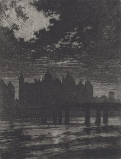 Whitehall Court, 1903. od Joseph Pennell